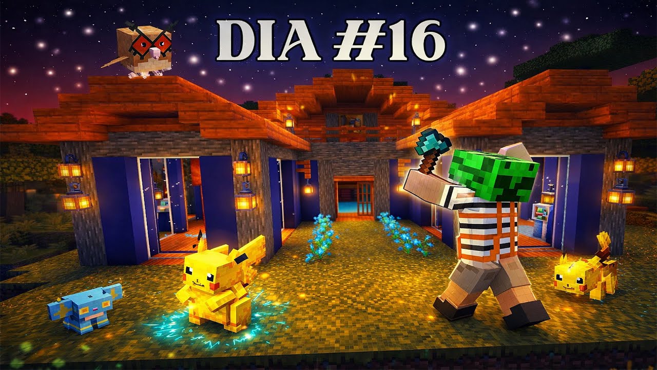 ¿Cómo hacer una BASE en MINECRAFT SURVIVAL Cobblemon FACIL Y RAPIDO? 🏠