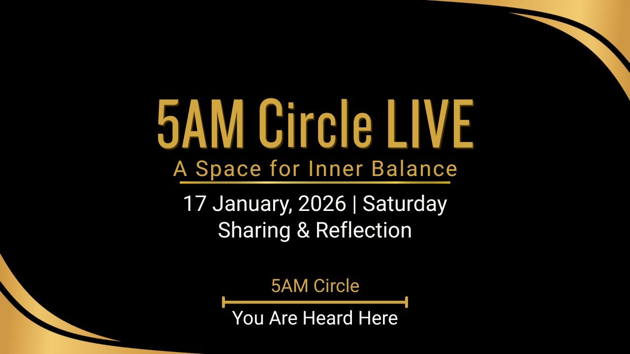 17 Jan 2026 | 5AM Circle Live | Satinder OmShanti | Start Your Day with Clarity & Discipline
