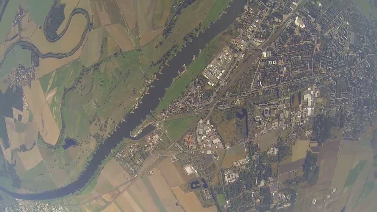 Spacecam 2.0 - 45.000 m über Sachsen Anhalt