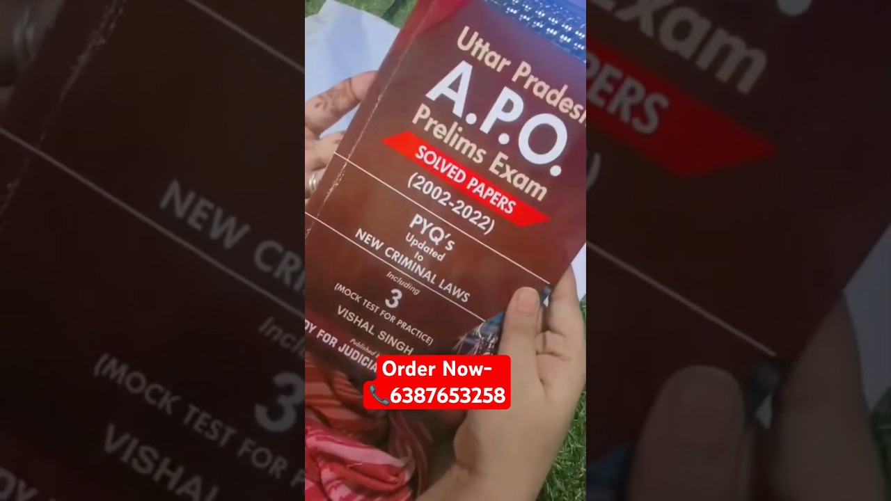 UP APO PYQs от Вишала Сэра #vishalsir #apo #law #aspirants #upapo