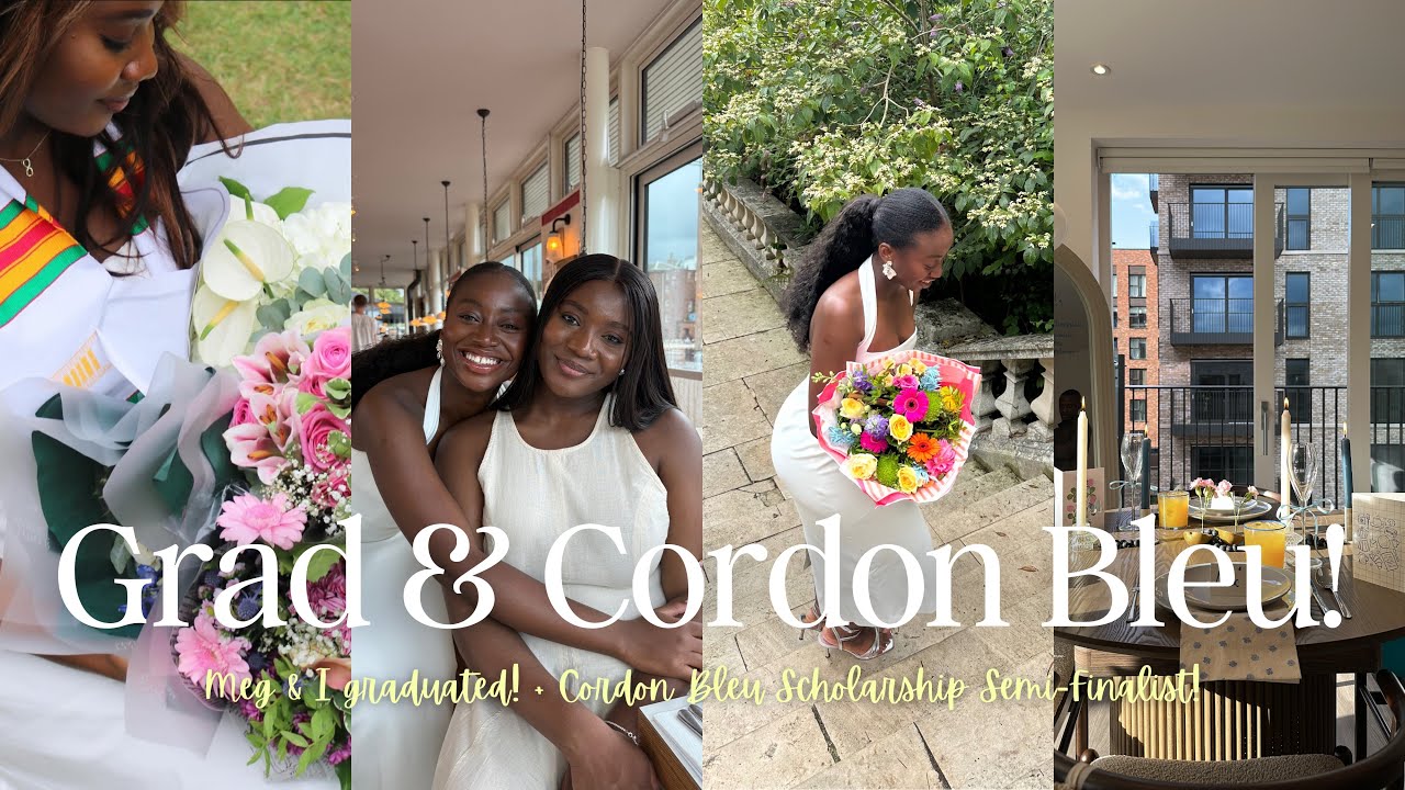 VLOG: I MISSED YOU GUYS + MEG & I GRADUATED! + I WAS A 2025 CORDON BLEU SCHOLARSHIP SEMI-FINALIST!