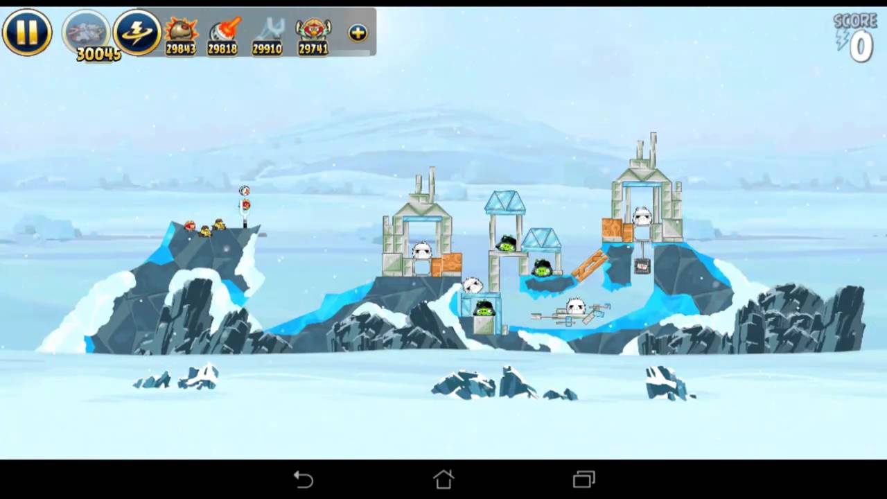 Angry Birds Star Wars Hoth All levels