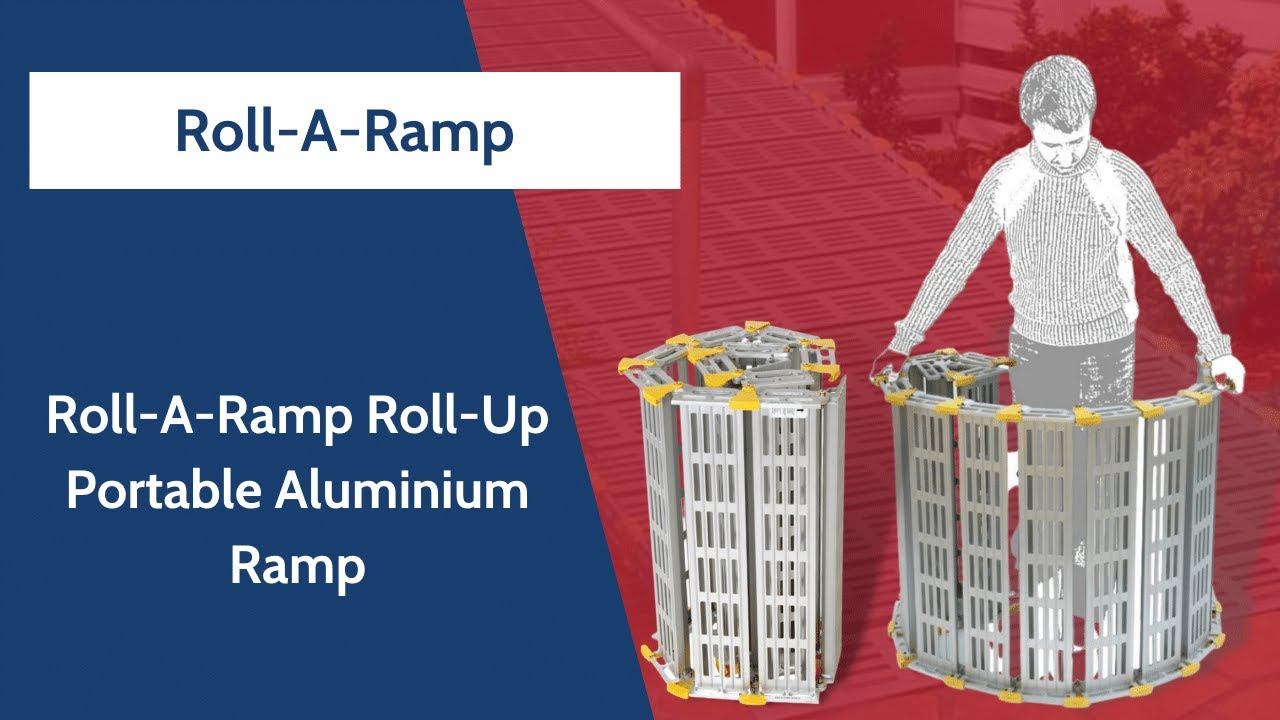 Roll-A-Ramp Roll-Up Portable Aluminium Ramp