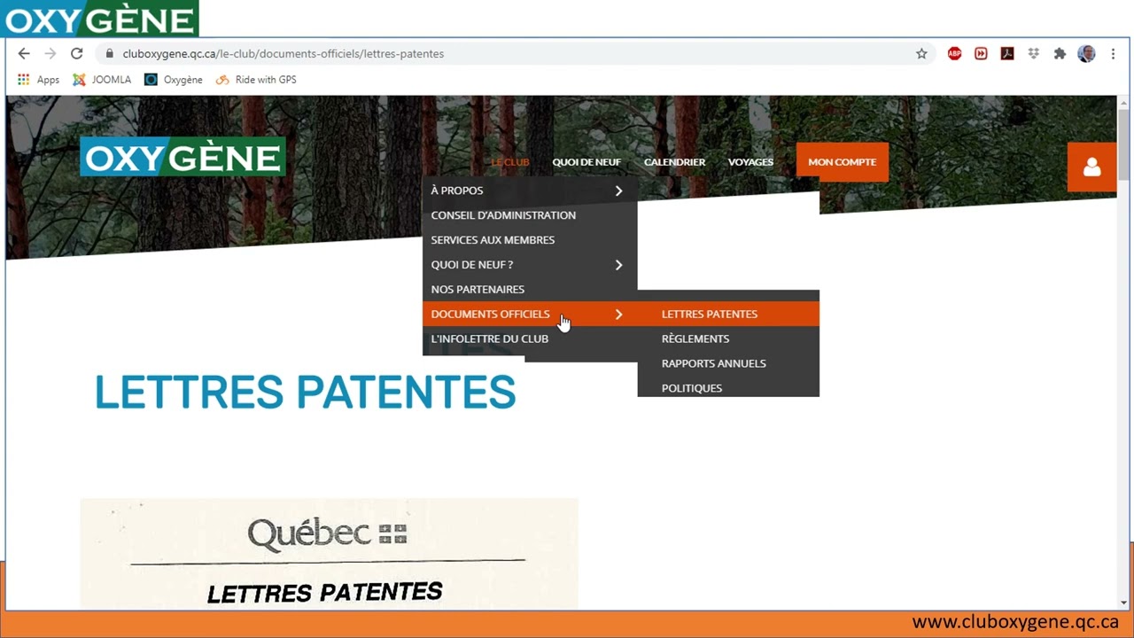 Documents officiels vd&eacute;c 2022
