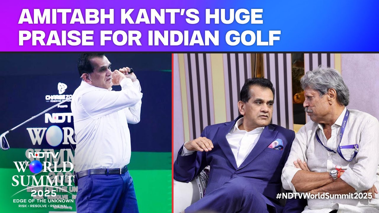 Amitabh Kant's Huge Praise For Indian Golf