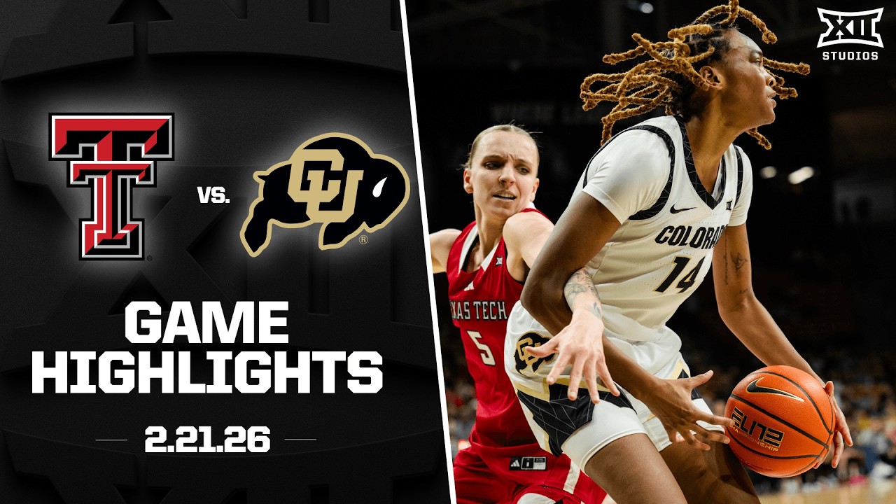 #20 Texas Tech vs. Colorado Game Highlights | 2025-26 Big 12 Women's Basketball