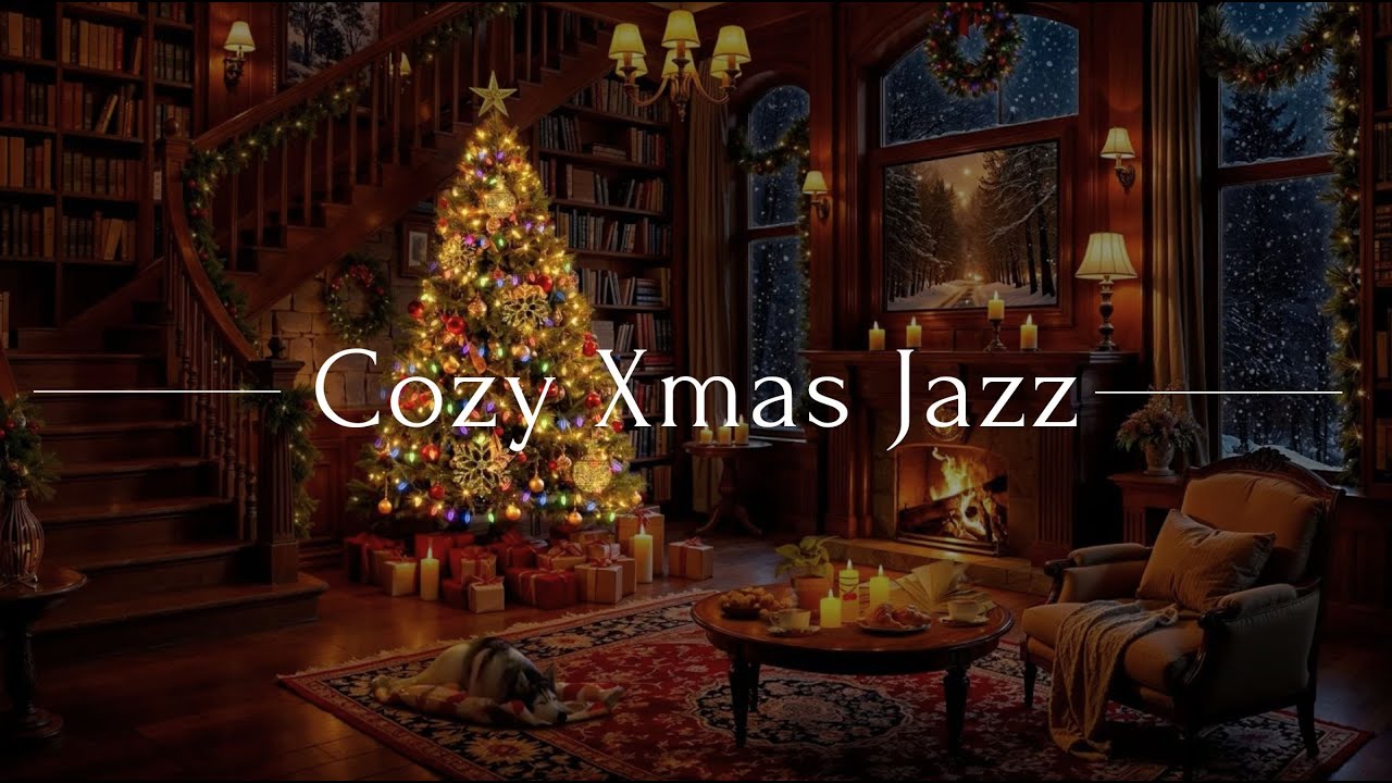 Jazz Instrumental Music 2026  | Best Music  For Study & Fireplace Sound