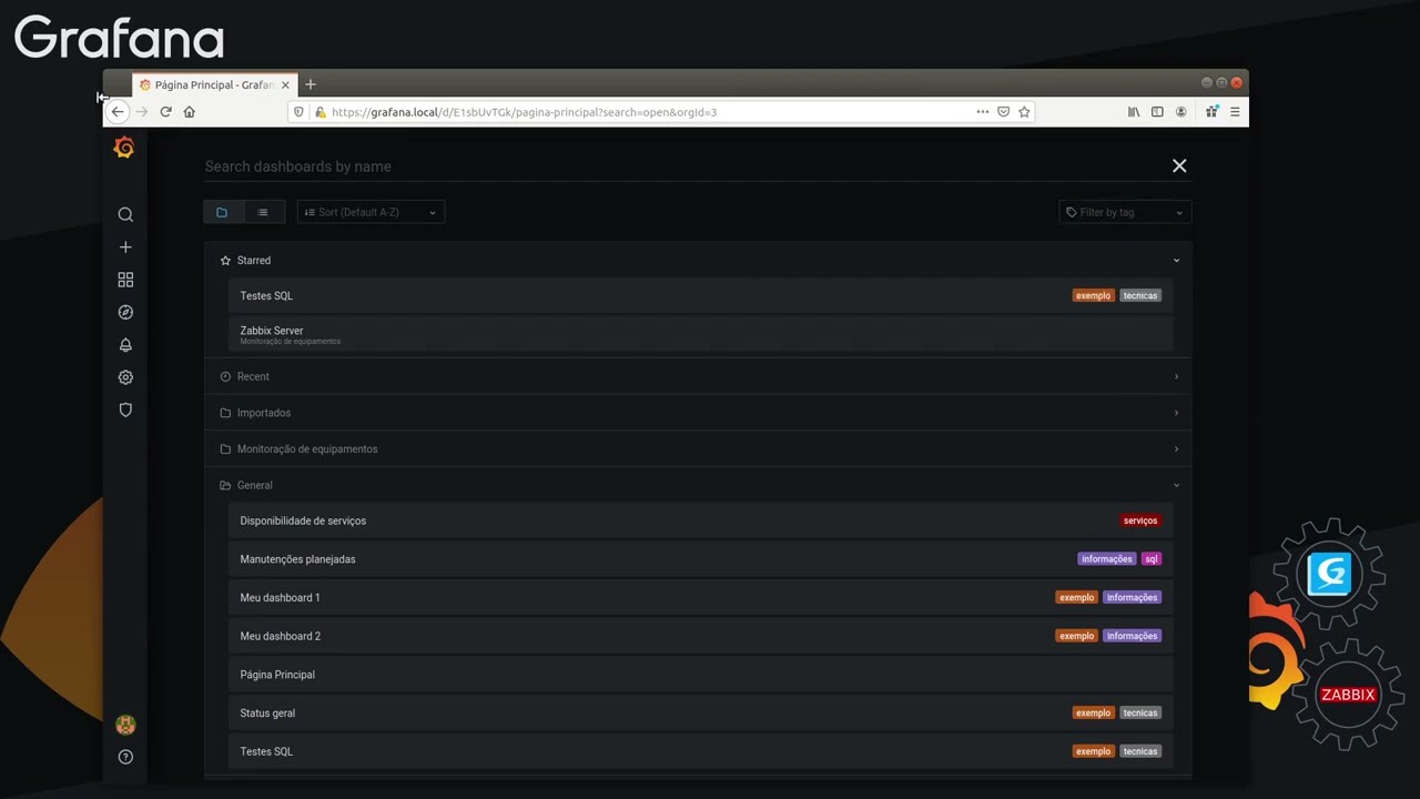 37 - Definindo um Home Dashboard funcional no Grafana