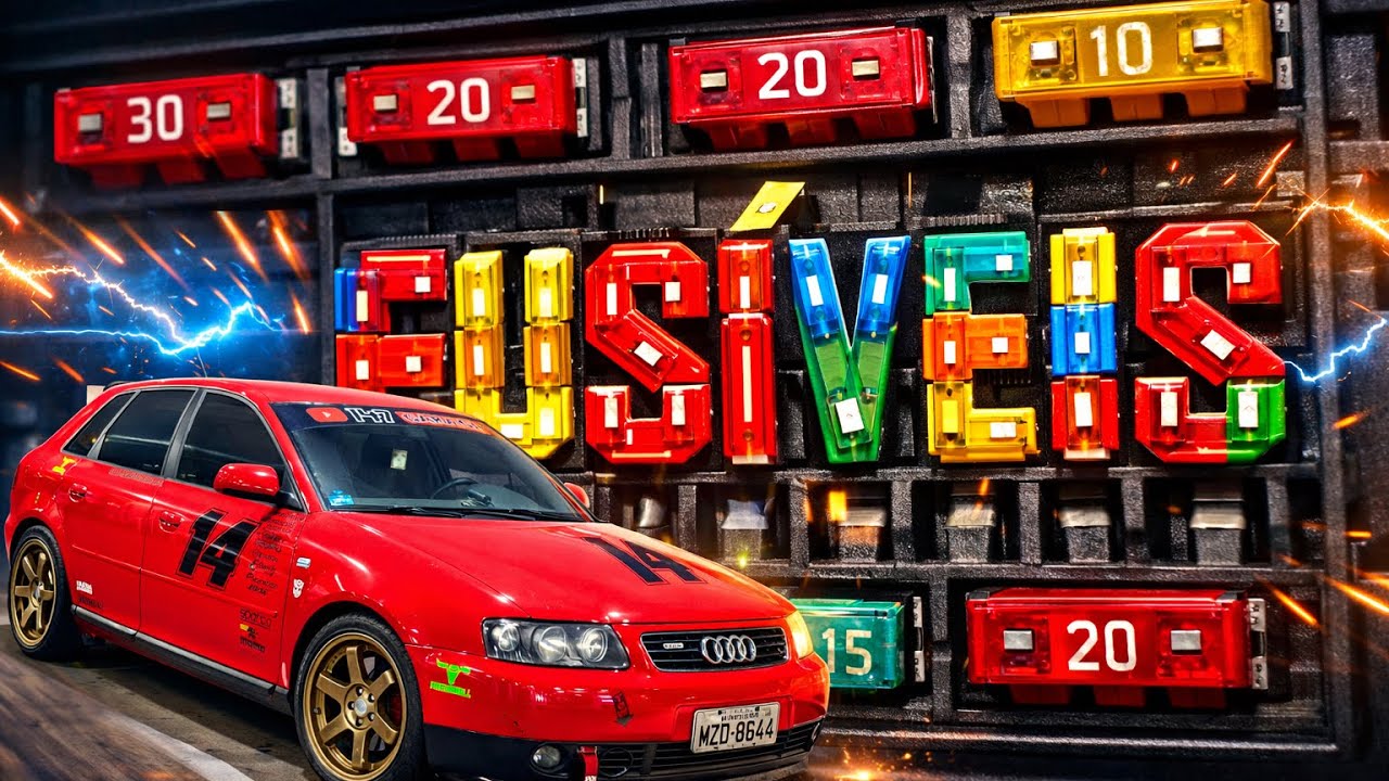 POSIÇÕES E AMPERAGENS DE TODOS FUSÍVEIS INTERNO DO AUDI A3 8L