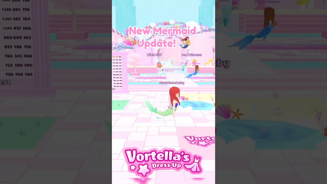 New Mermaid Update in Vortella&rsquo;s Dress Up!! 🧜&zwj;♀️💕 #pokigames #vortellasdressup #vdu #mermaid