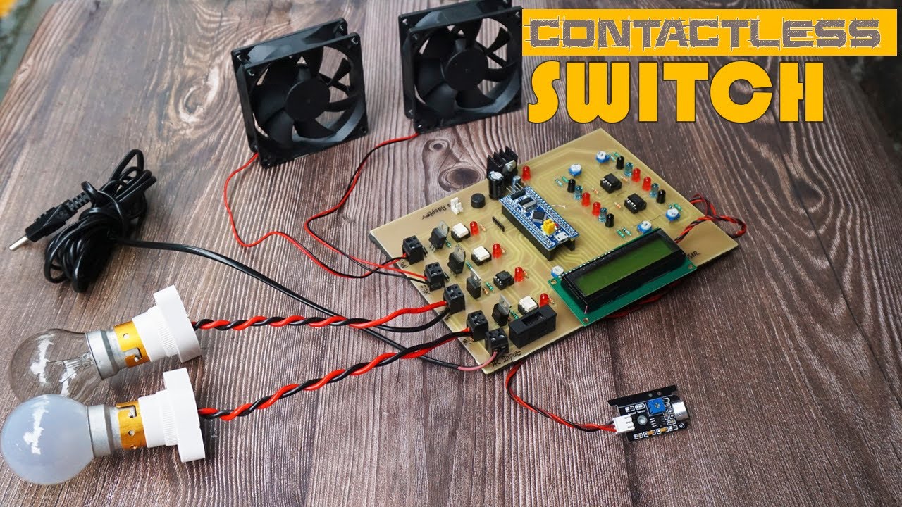 Contactless Switch For 4 Load Switching Using STM32 | DIY Electronics Ideas
