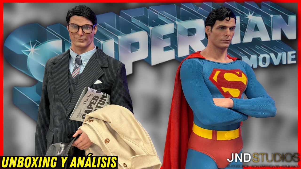 El MEJOR UNBOXING de mi vida 🔥 SUPERMAN JND STUDIOS Dual Version (Christopher Reeve Superman/Clark)