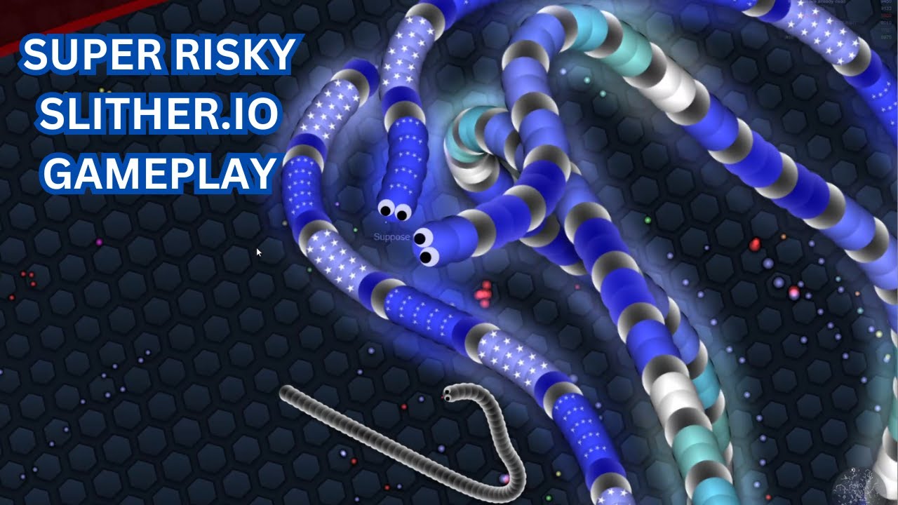 SUPER RISKY SLITHER.IO GAMEPLAY IN SLITHER.IO