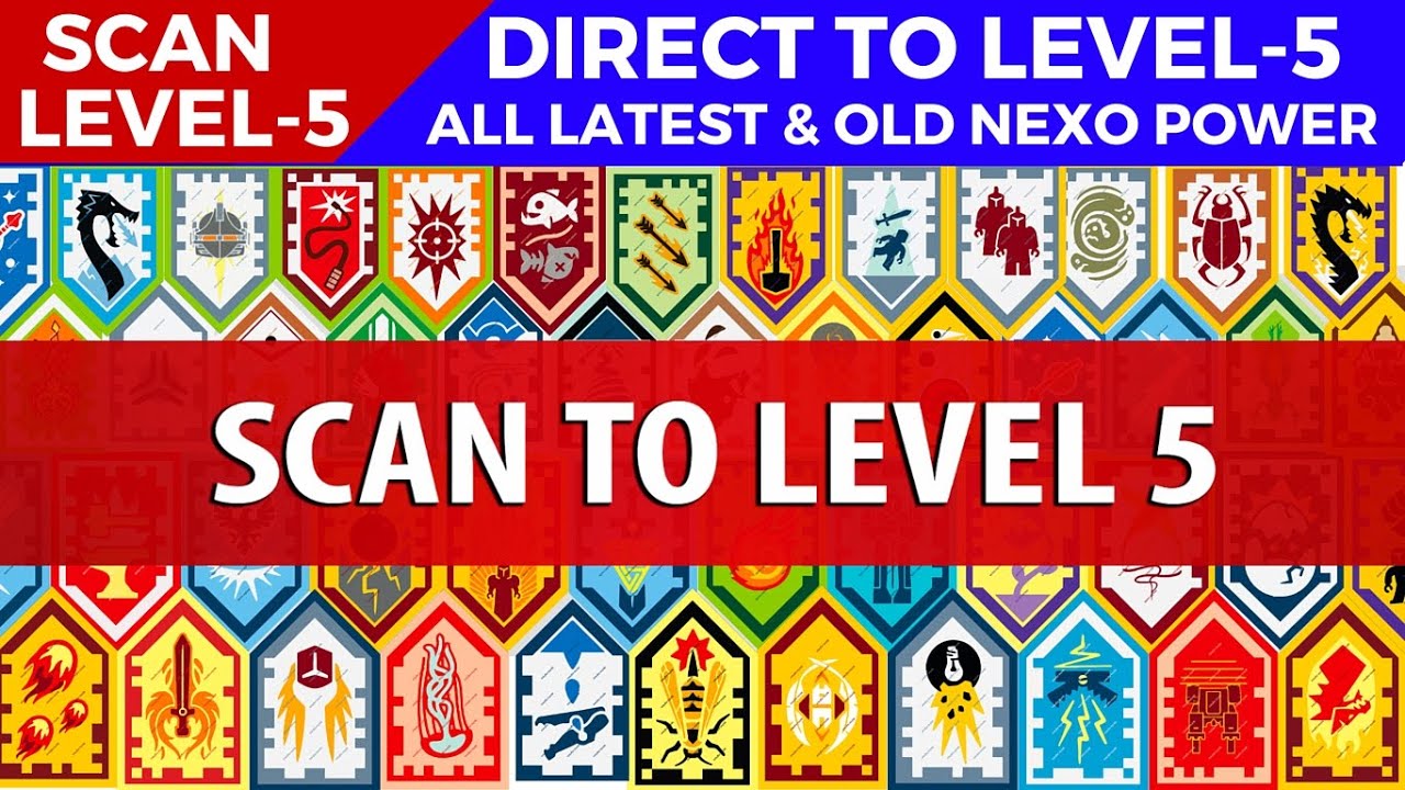 All Level 5 Lego Nexo Power/Nexo Shield || Lego Nexo Knight || v.1.1.1 - Scan and Enjoy