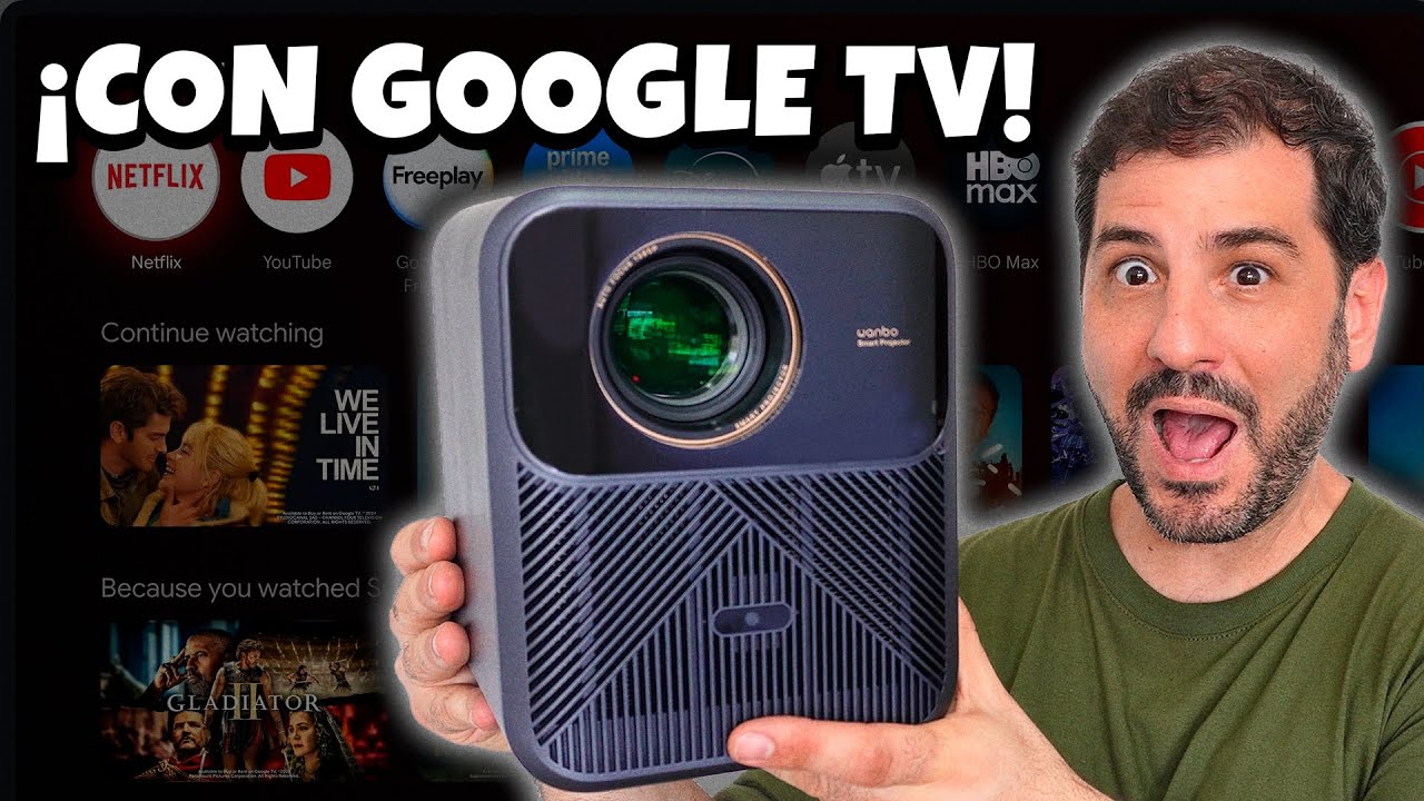 Proyector con Google TV Integrado: Wanbo 2025 Mozart 1 Pro