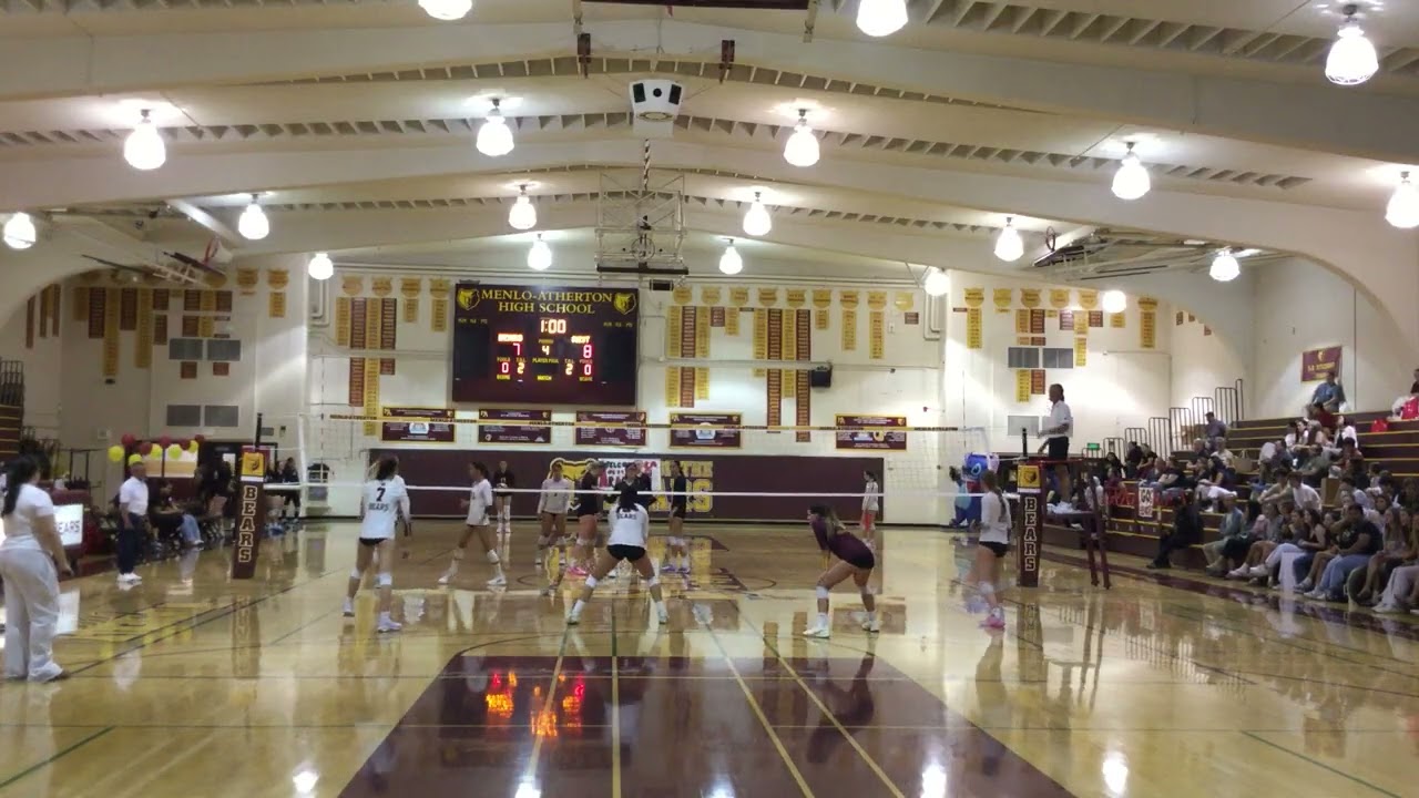Menlo-Atherton vs. Aragon High School Volleyball Game [V 25]