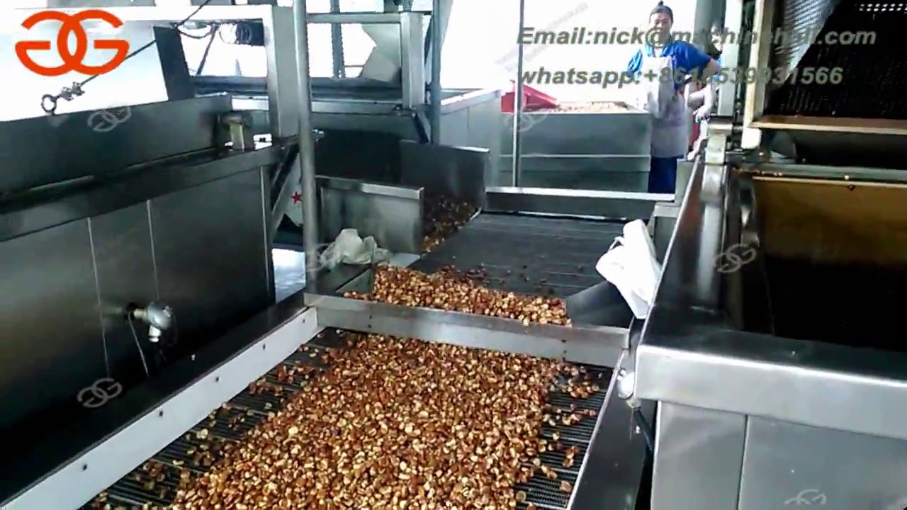 Industrial Broad Beans Frying Machine|Broad Beans Frying Machine Price