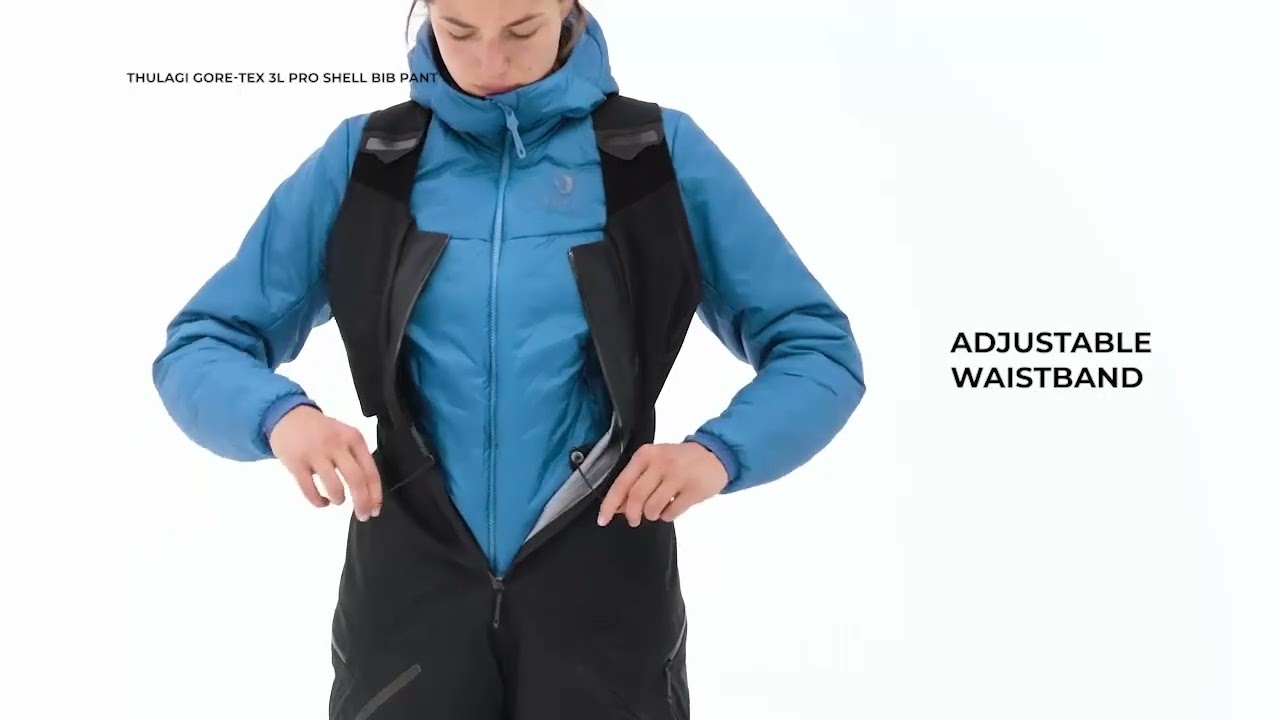 WOMEN'S THULAGI GORE TEX 3L PRO SHELL BIB PANT | BY2PN0012
