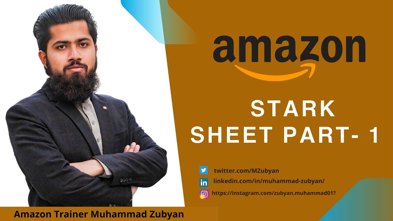 Stark Sheet - Part 1 | Amazon Keywords Research