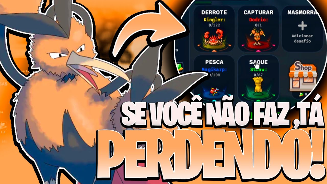10 NÍVEIS TRANQUILOS!!😍😍FAÇA AGORA AS TASKS! VEM PRO GAME QUE TA DAORA! POKE STONE POKETIBIA 2026!
