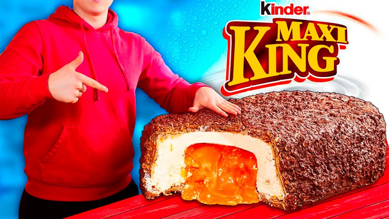 Giant 154-Pound Kinder Maxi King | How to Make The World’s Largest DIY Kinder Maxi King by VANZAI