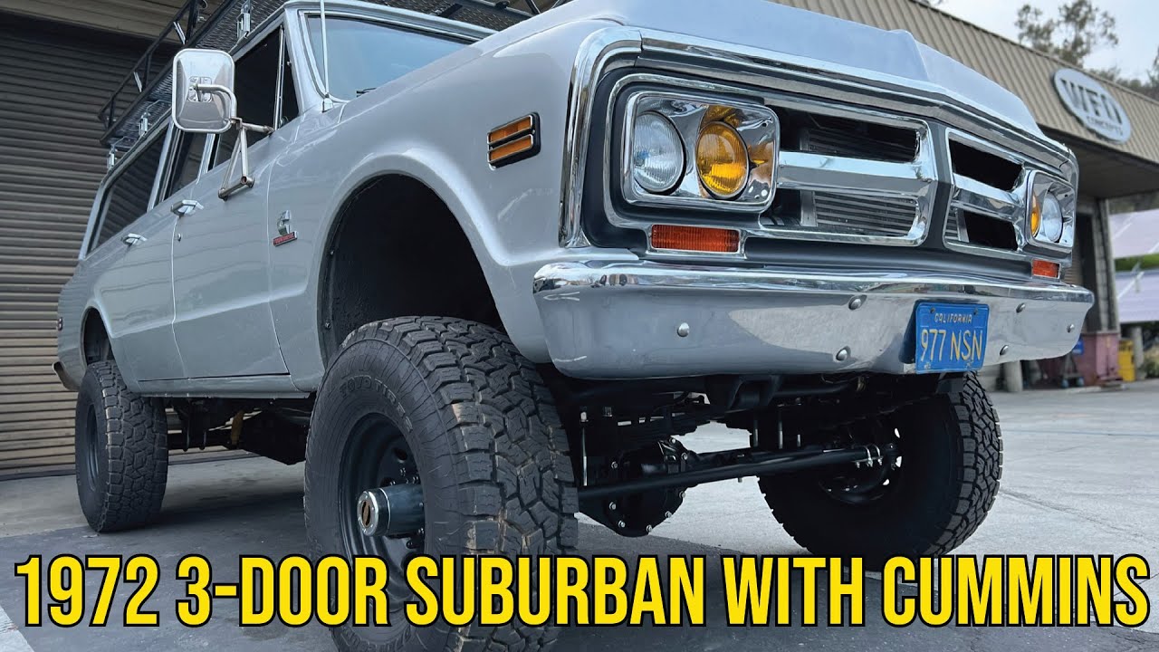 1972 3 Door Suburban with a 97 cummins 12 Valve P-Pump Engine