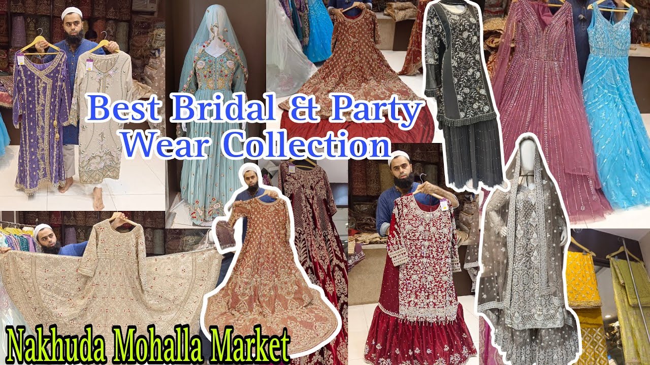 Latest Designer Bridal Lehenga, Gharara, Gown, Heavy Peplum Sharara |Haameem| Nakhuda Mohalla Market