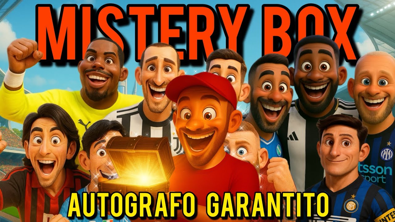 MISTERY BOX ASSURDE CON AUTOGRAFO GARANTITO IN LIMITED EDITION! 😍