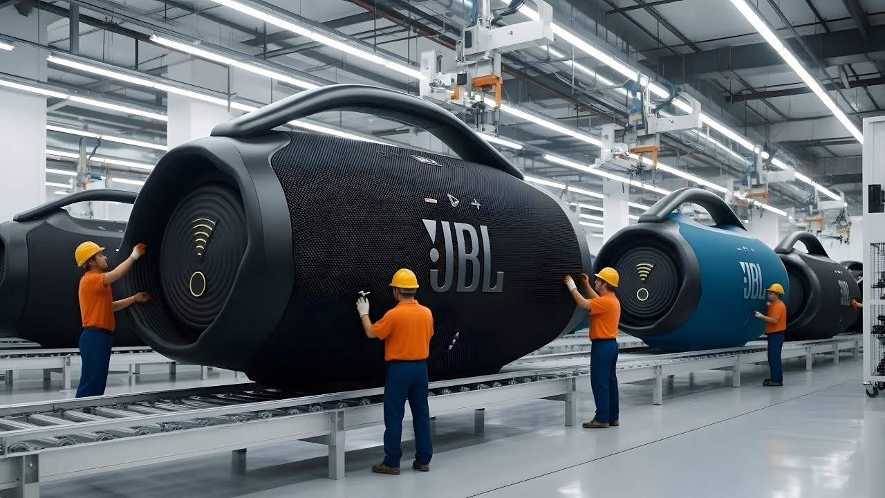 Inside the JBL Speaker Factory | How the JBL Boombox Bluetooth Speaker Is Made (Full Process)