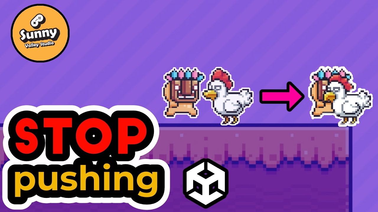How to STOP NPC pushing Player in Unity