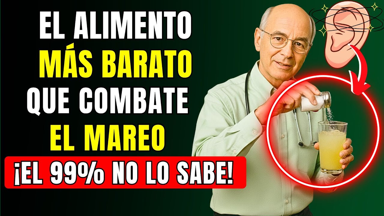 ADULTOS MAYORES: 6 Alimentos BARATOS que Eliminan el MAREO y Mejoran el Equilibrio Diario