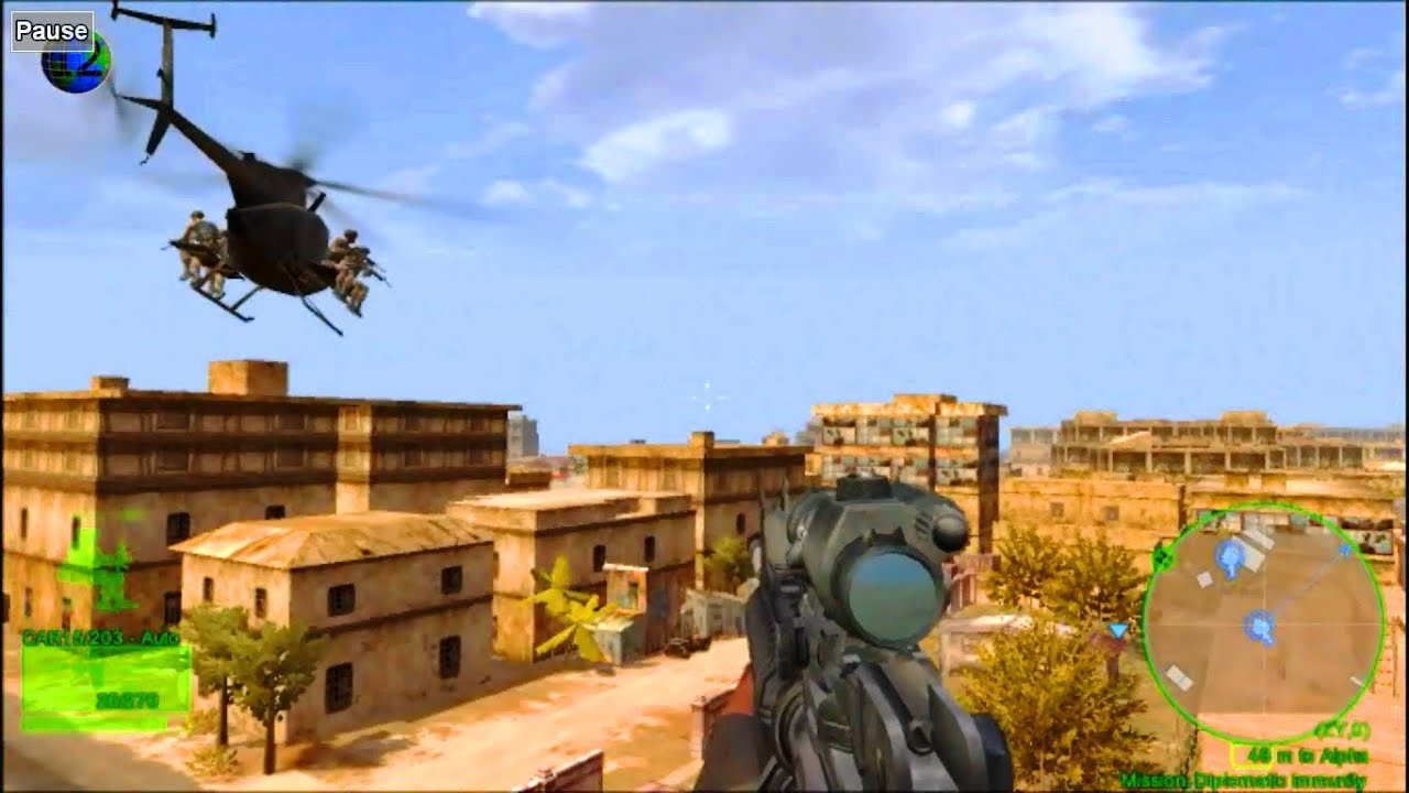 Delta Force Black Hawk Down Walkthrough: Diplomatic Immunity HD