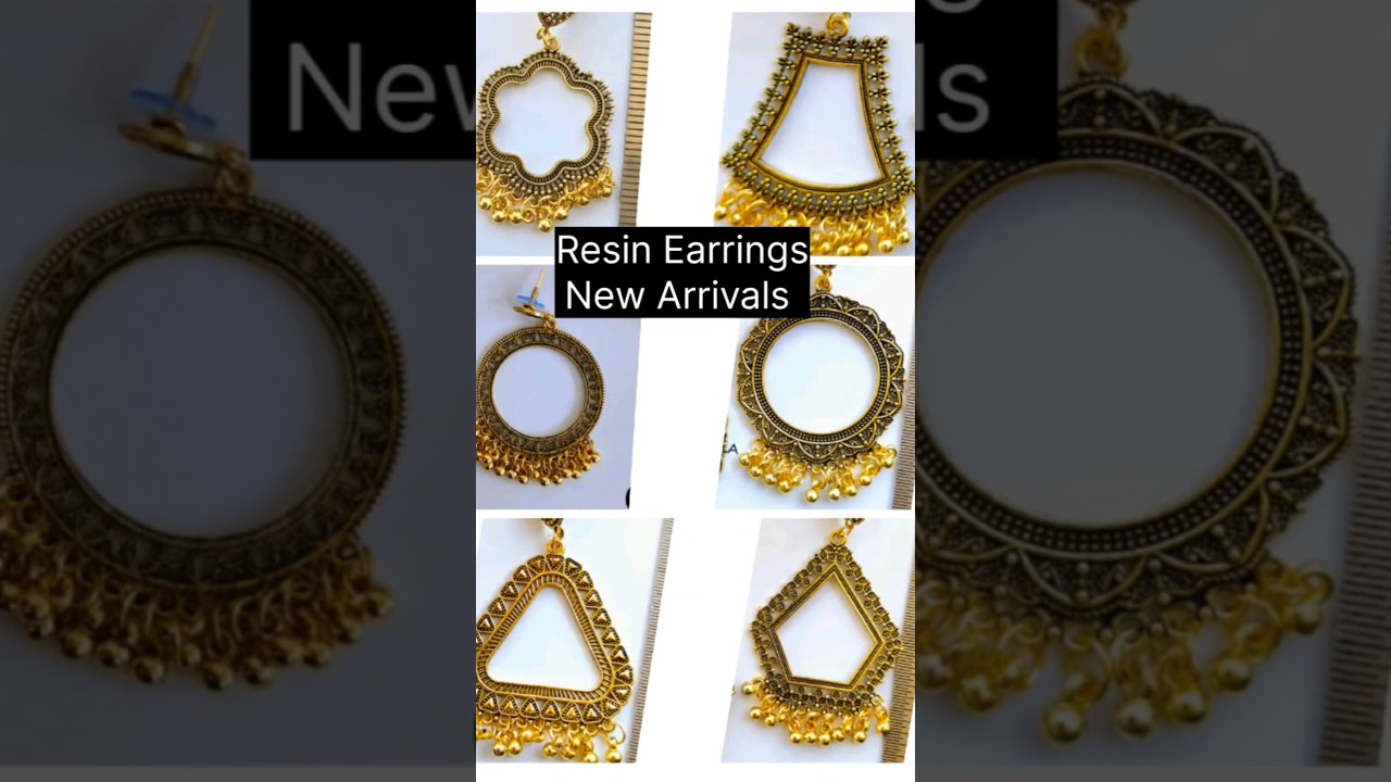 Trending Resin Earrings 😍😃👇🏻