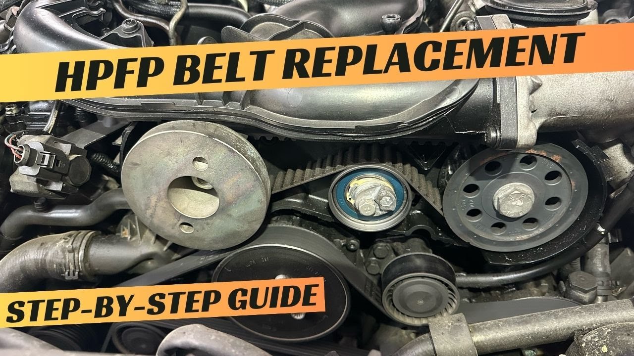 VW Touareg, Audi A4, A6 3.0 TDI High Pressure Fuel Pump Belt replacement