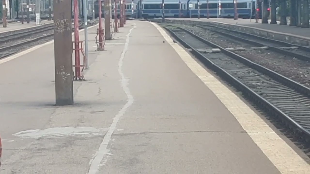 Activitate feroviară în gara București Nord (29.07.2022)