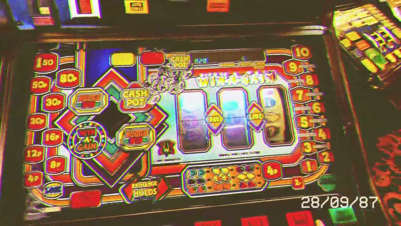 1980s Fruit Machine Amusement Arcade Classic Footage 80s, eighties, EPIC Vintage Winagain VHS Video