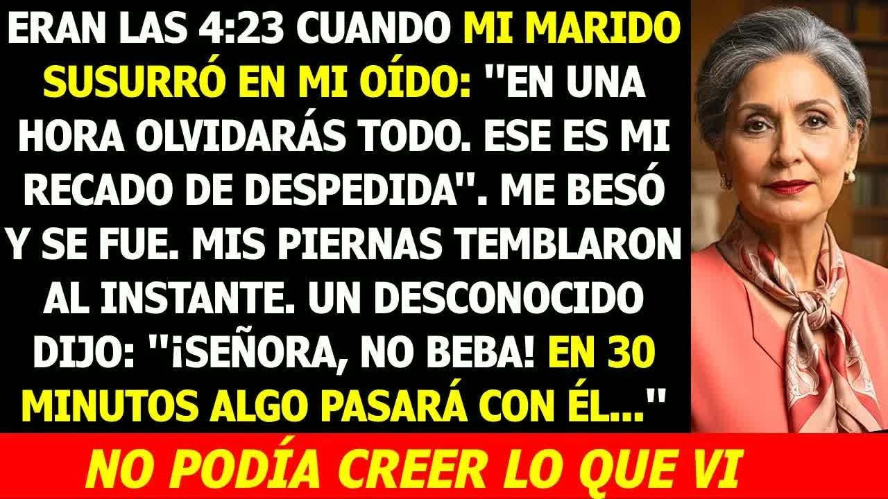 Él Susurró： ＂Olvidarás Todo＂  Un Desconocido Gritó： ＂¡No lo Beba!＂    Lo Que Pasó Después