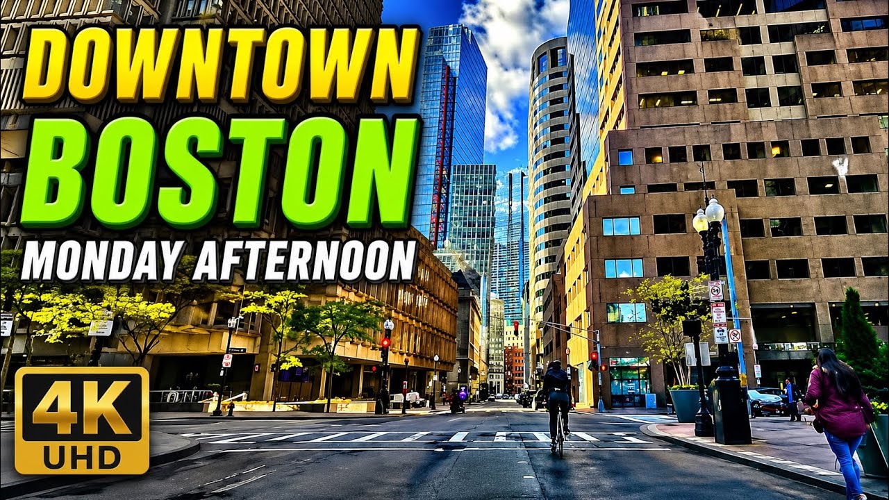 🚖 Boston Massachusetts | Downtown 4K Driving Tour- 10/23/23