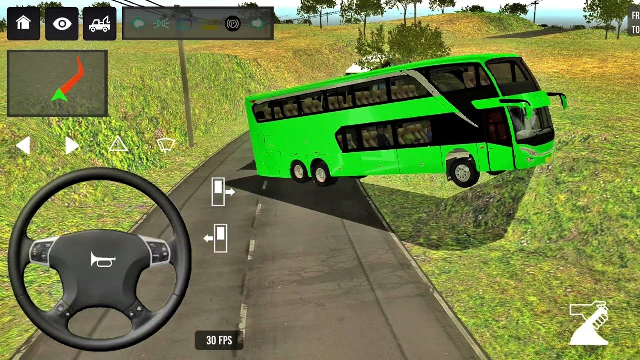 Part -4930 | Bus Simulator Indoneshia | Bus Wala Game | Bus Driving Game #bus #game 