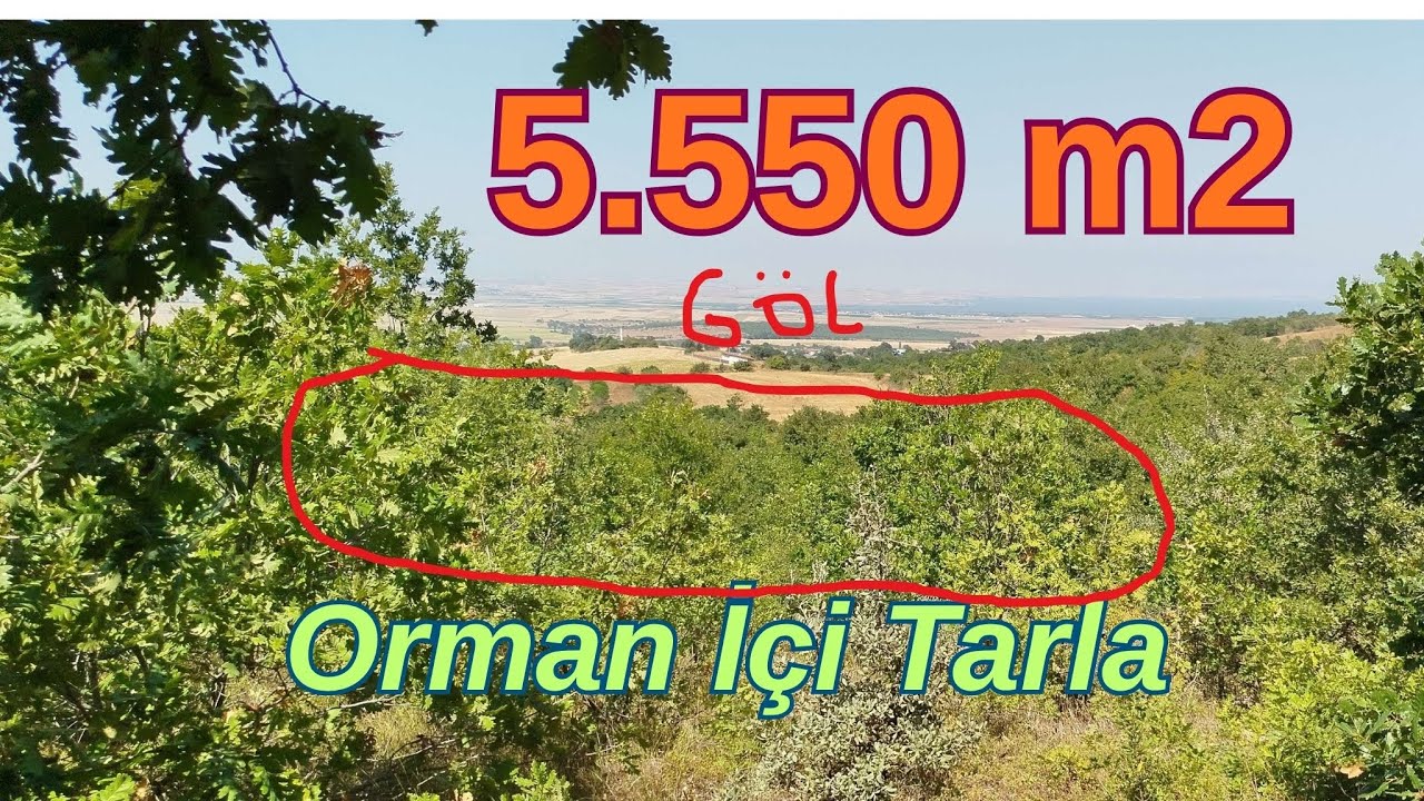 Tarla 5.550 M2 Satılık Tarla. Balıkesir Gönen Bayramıç Köyü. 0 ada 1.033 Parsel. 420.000
