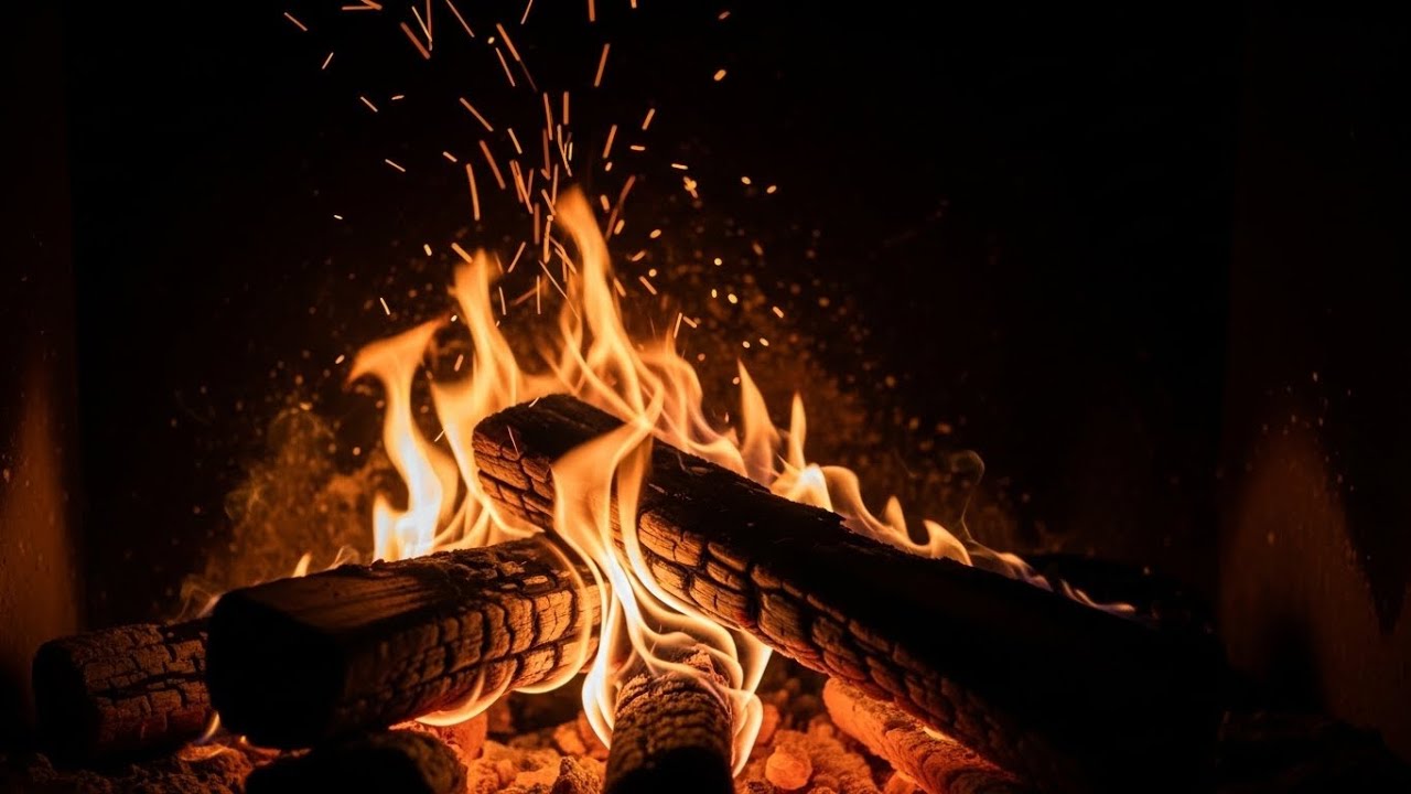 LIVE Cozy Cabin Fire – Crackling Fireplace