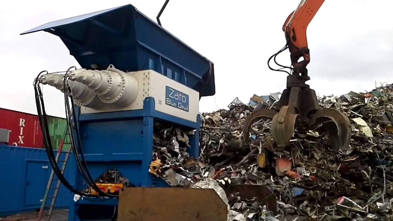 BLUE DEVIL GF4000 ZATO twin shaft shredder