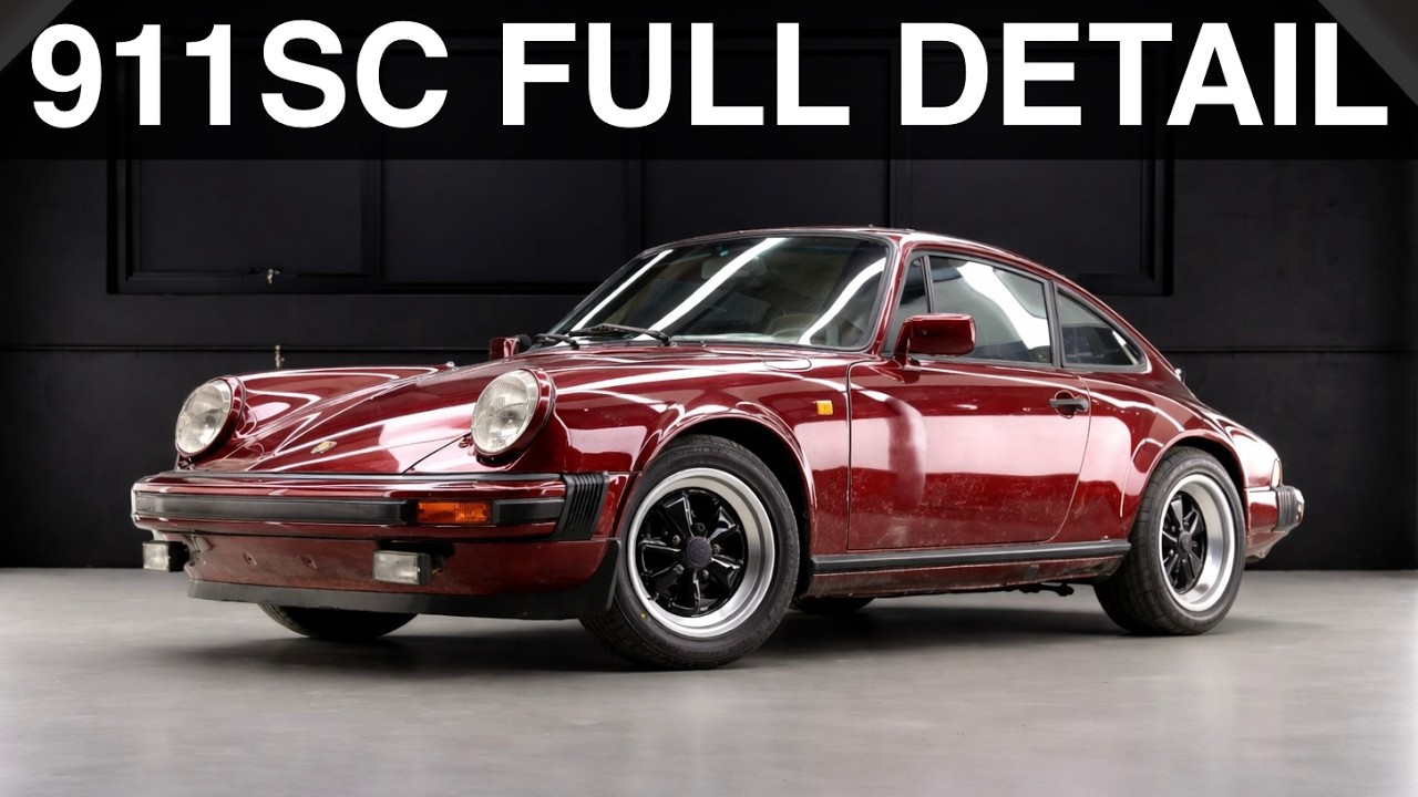 Удовлетворительное преображение вашего Porsche 911SC после чистки