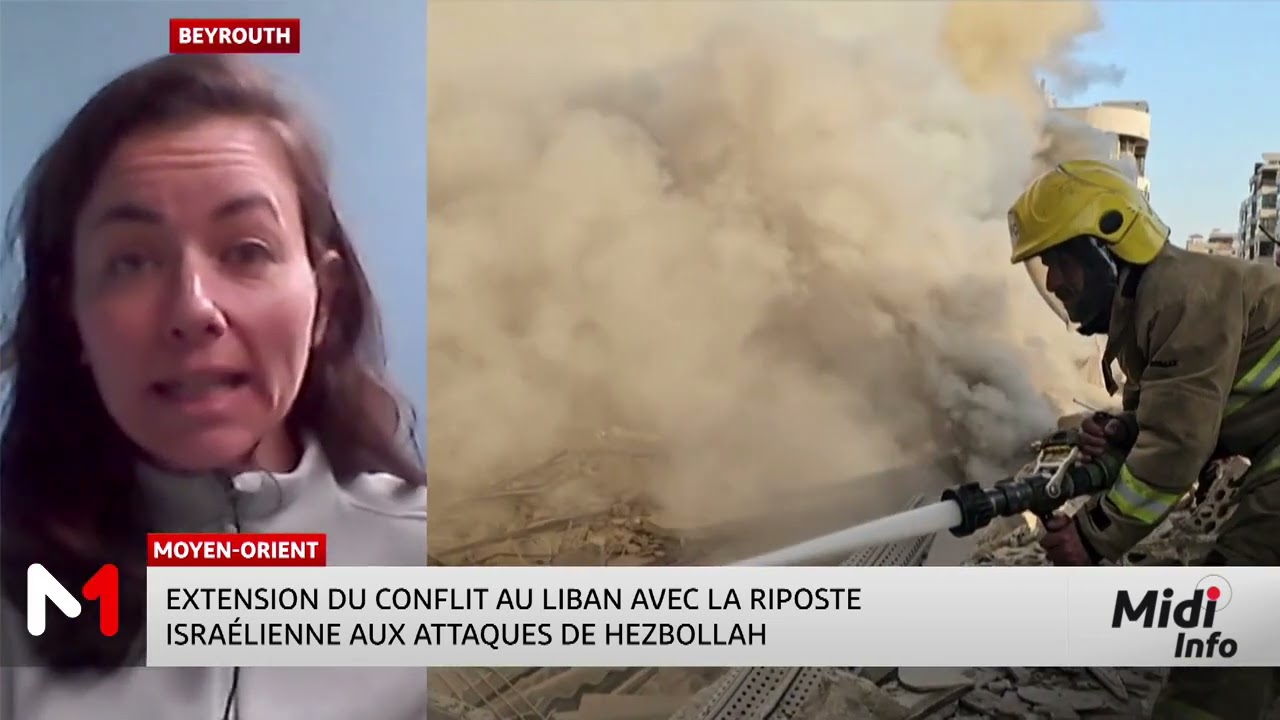 Extension du conflit au Liban : le point avec Amélie David, correspondante de Medi1 à Beyrouth