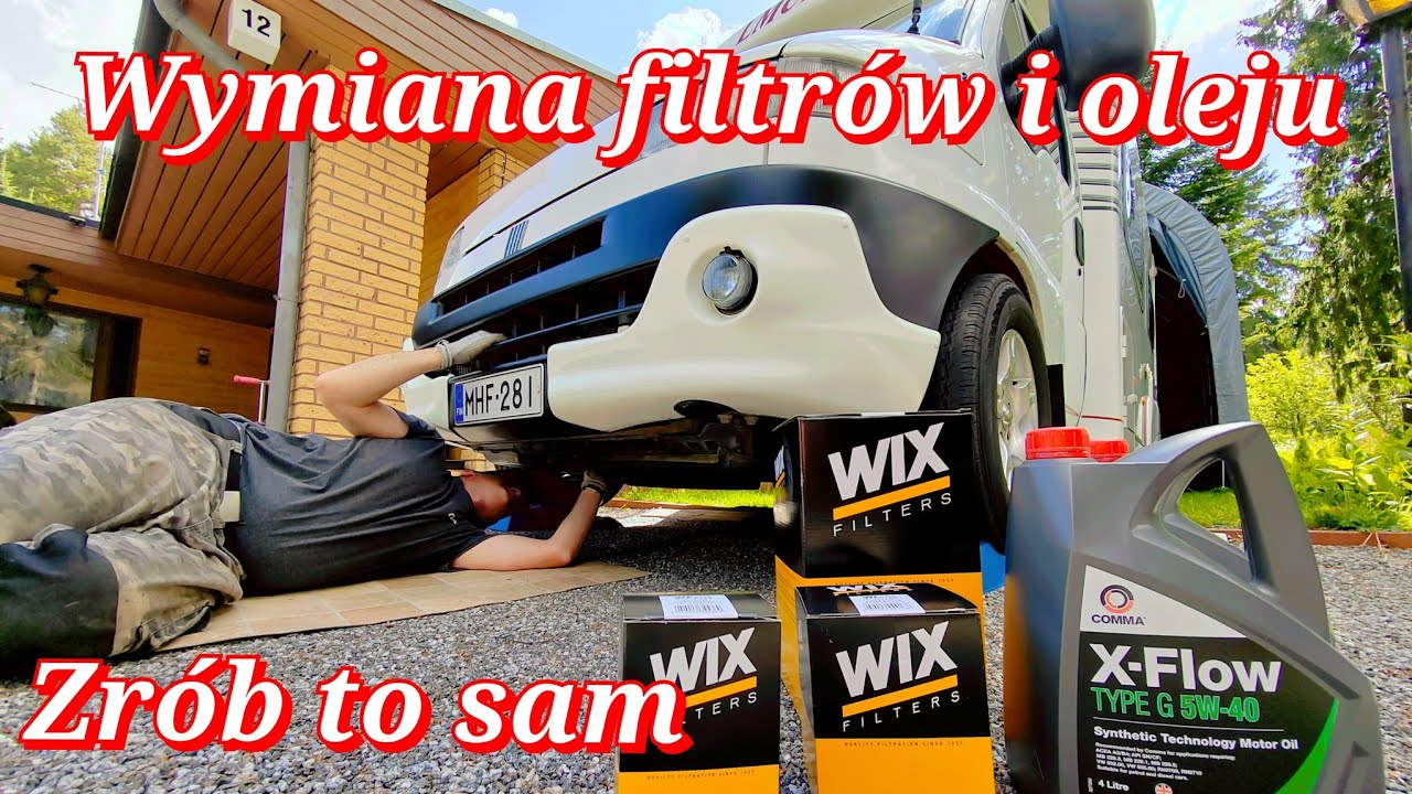Jak Wymienić Olej i Filtry. Jaki Olej Wybrać? Serwis Kampera - FIAT DUCATO 2.8jtd.