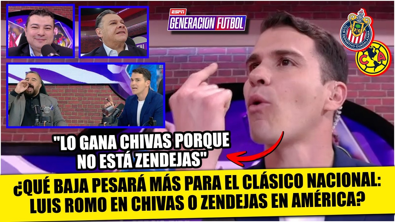 Sin ZENDEJAS, AMÉRICA se DEBILITARÁ. CHIVAS ganará CLÁSICO NACIONAL. ESTALLAN vs DIPP | Generación F