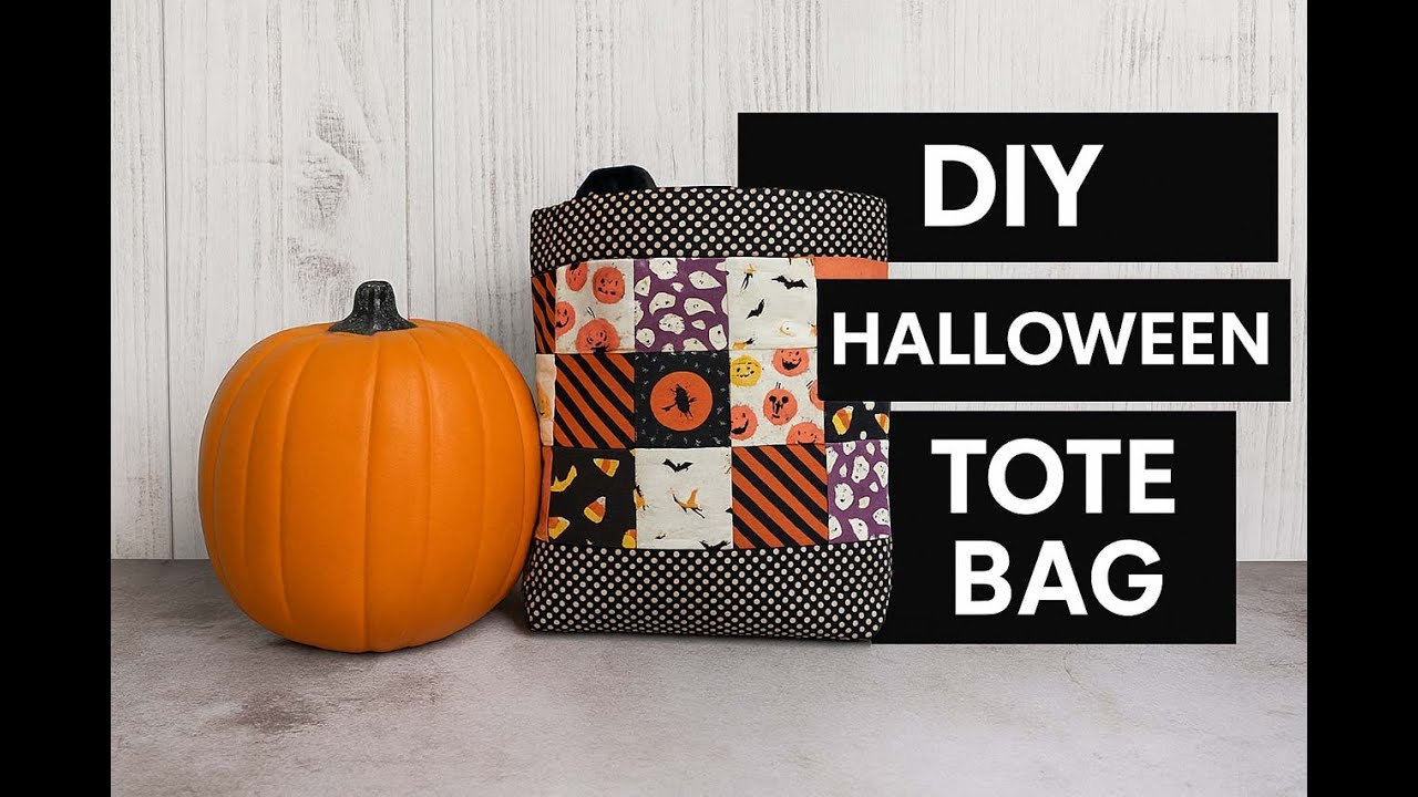 DIY Scrappy Patchwork Tote Bag | Fat Quarter Sewing Tutorial
