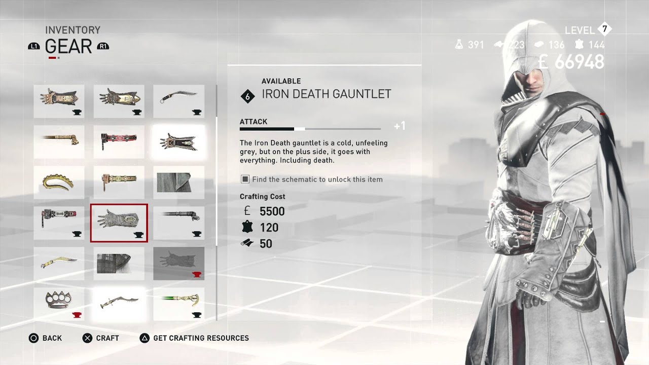 Assassin's Creed: Syndicate - Sequence 8: Jacob Frye Iron Death Gauntlet Crafted & Equipped PS4