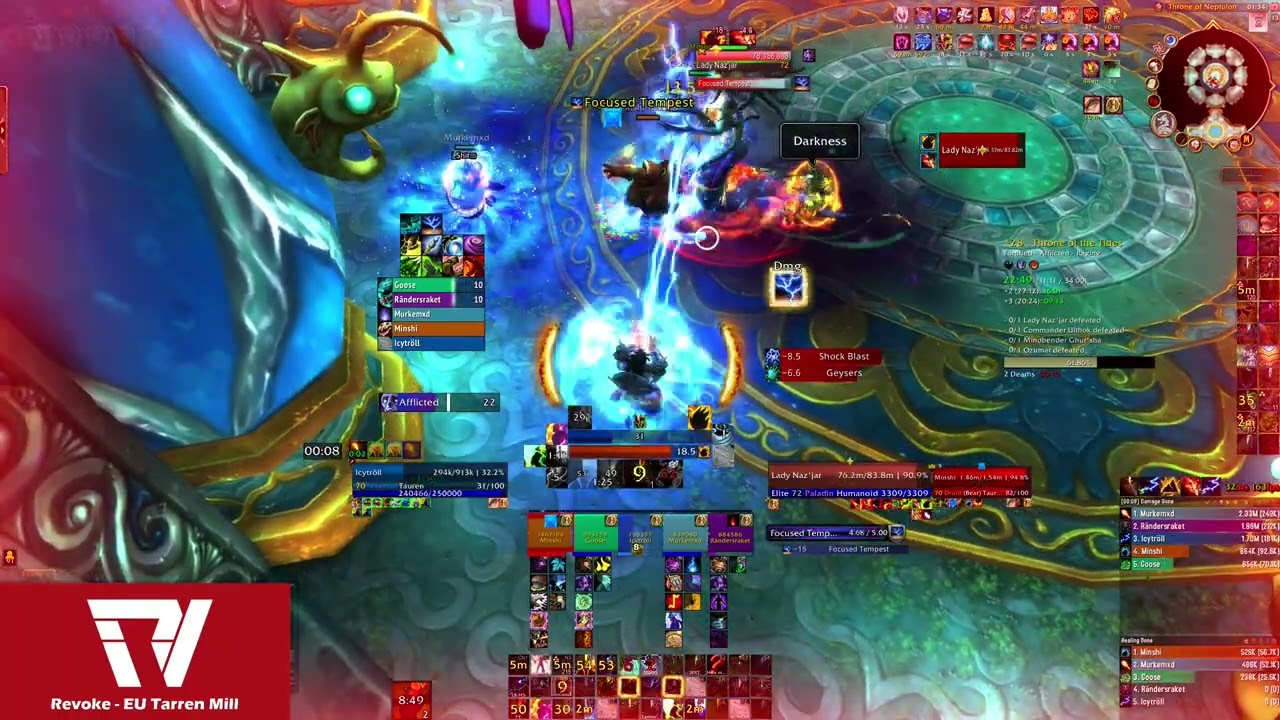 28 Throne of the Tides (DF S3: Fortified - Afflicted - Raging) - Elemental Shaman PoV