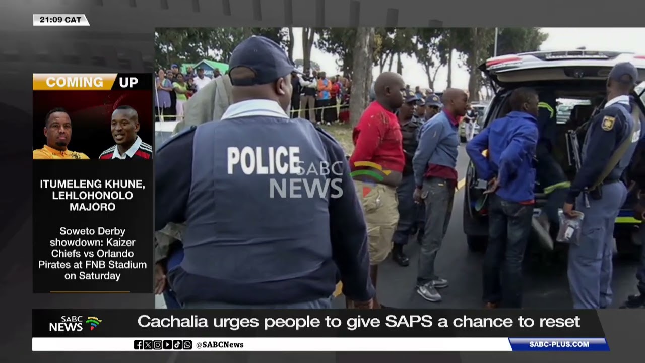 Cachalia urges people to give SAPS a chance to 